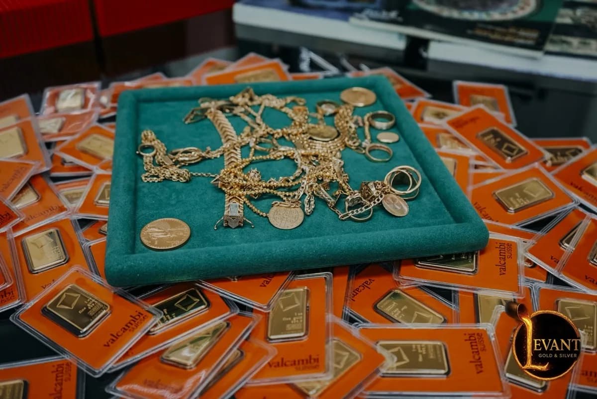 Precious metals jewelry at Levant Gold & Silver