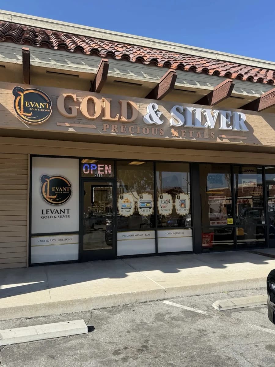 Levant Gold & Silver storefront in Southern California