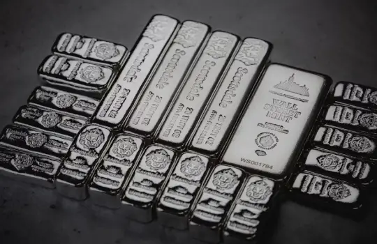 Platinum bars Levant Gold
